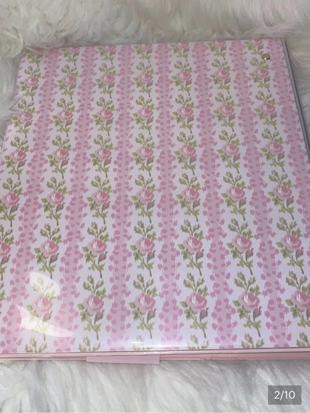LoveShackFancy Target Collection Pink Floral Binder w Dividers